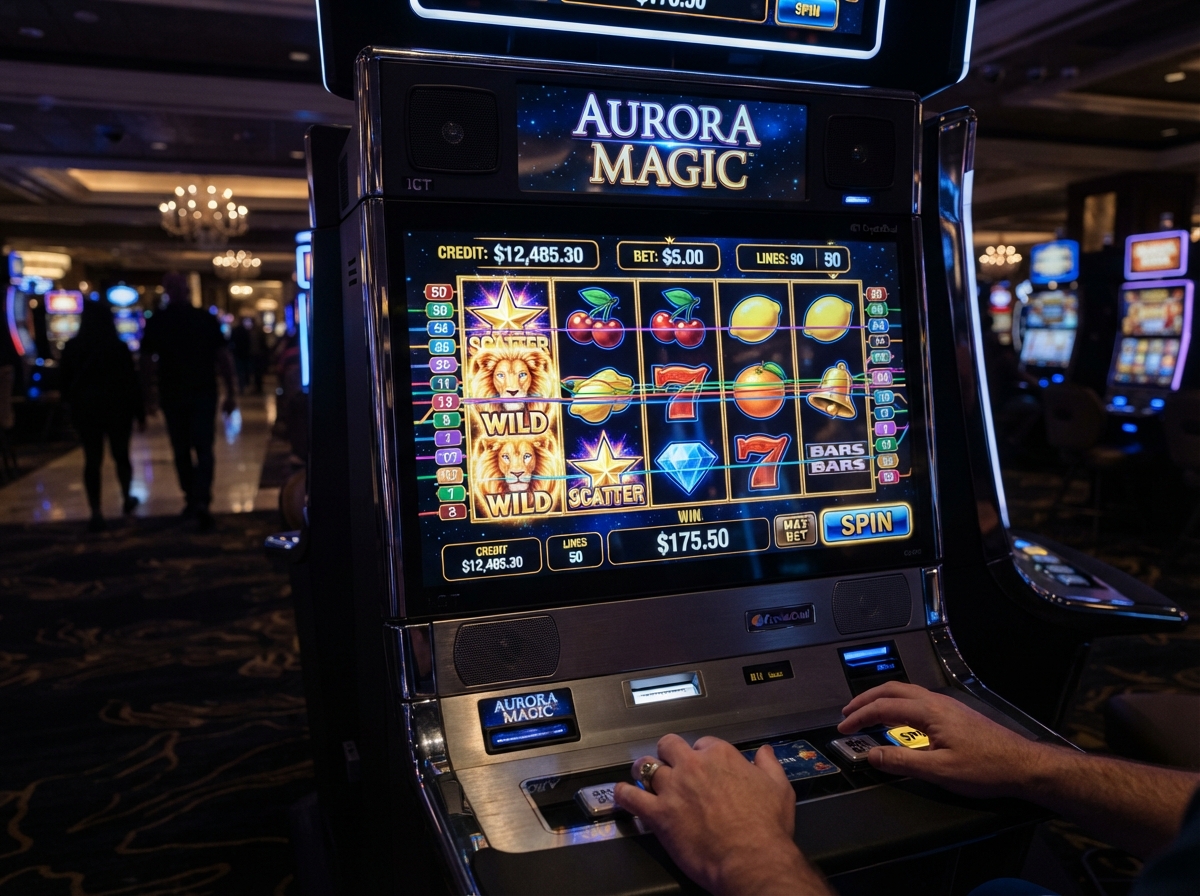 Multi-line slot machine